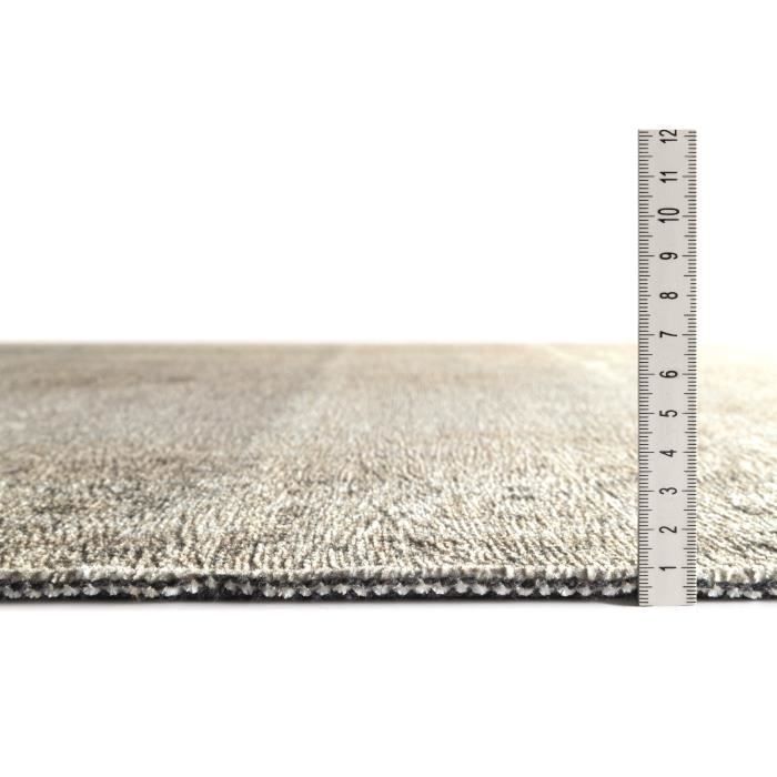 Hallway Runner Rug - TESSO LIVING - Berere Short Pile Washable - Sand - Cotton and Polyester - 120 x 160 cm