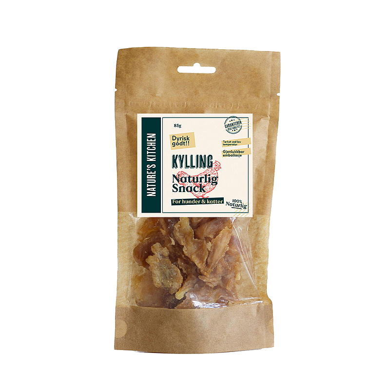 Hundmat 85 g kyckling Nature's kitchen