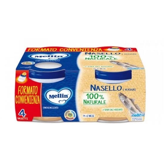 MELLIN Merlu homogénéisé Mellin 4x80 g