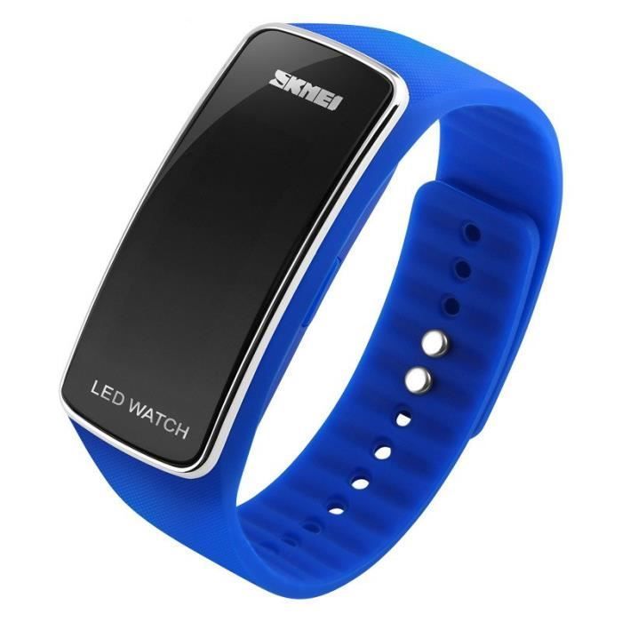 Reloj infantil SHARPHY para niños y niñas, marca deportiva digital, color azul muy bonito.