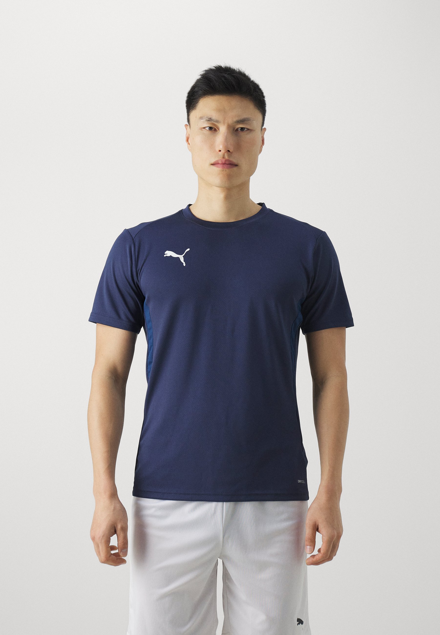 Puma TEAMGOAL - Sport T-shirt - marineblauw/wit/Perzisch blauw