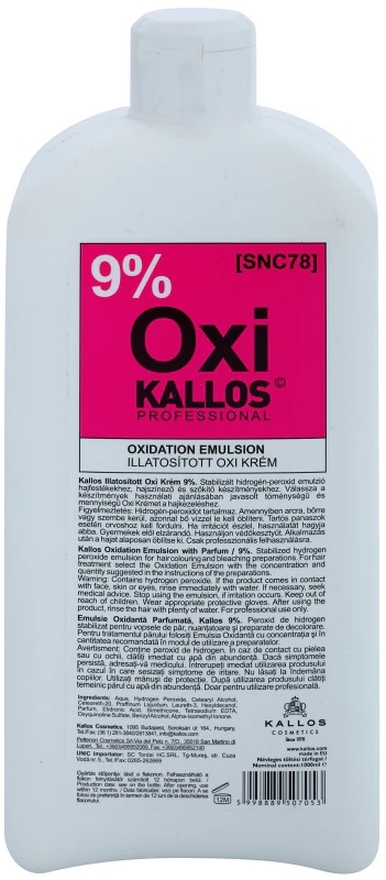 Kallos Kallos Classic Oxi oksidantna krema 9%