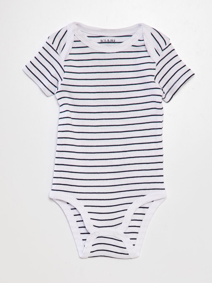 Conjunto de 2 bodys estampados - BLANCO