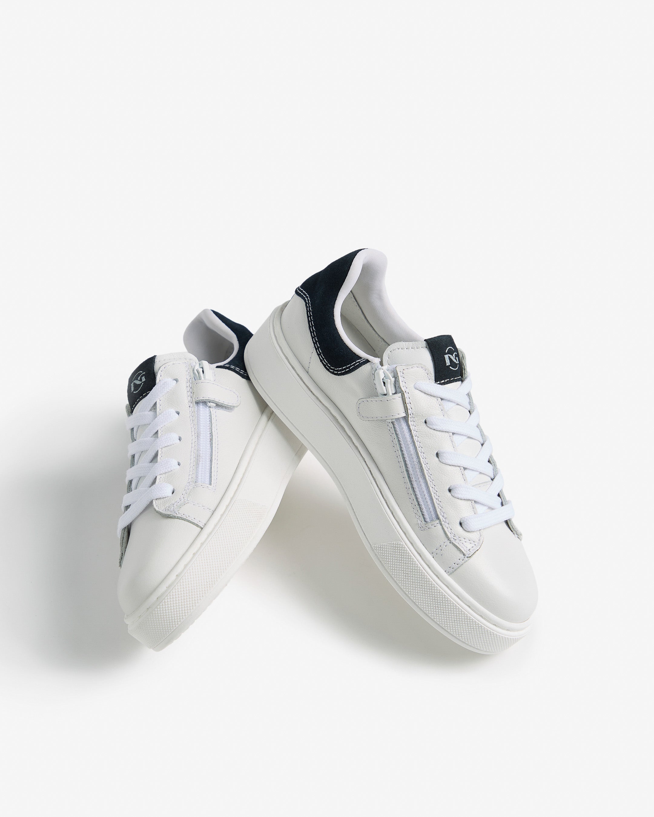  Baskets en cuir et daim pour adolescents