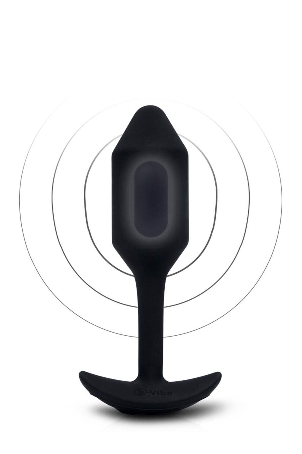 Βύσμα δόνησης B-Vibe Snug 2 μαύρο