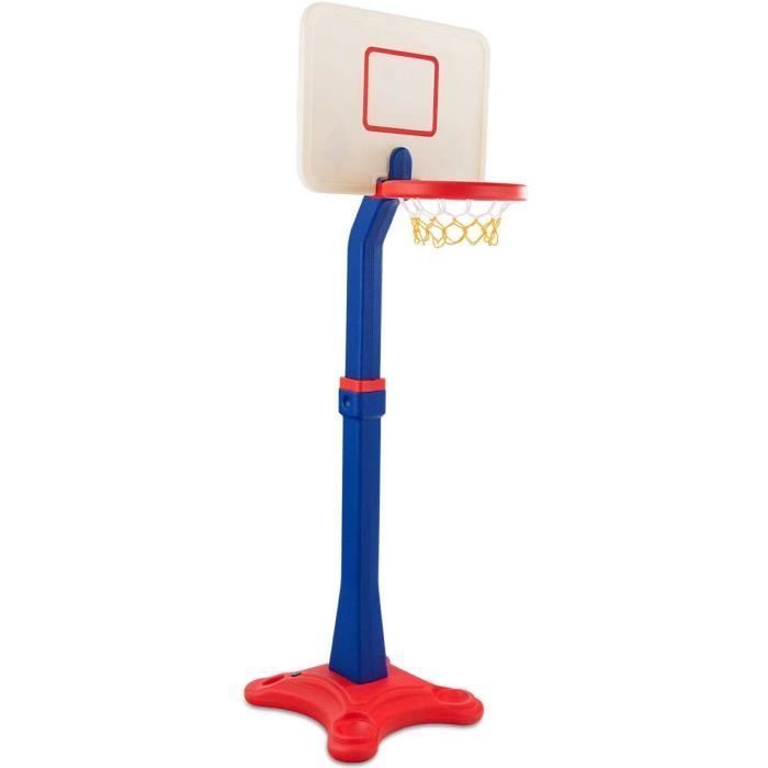 Aro de baloncesto COSTWAY, altura ajustable entre 160 y 216 cm, ideal para uso en interiores y exteriores, para niños a partir de 3 años.