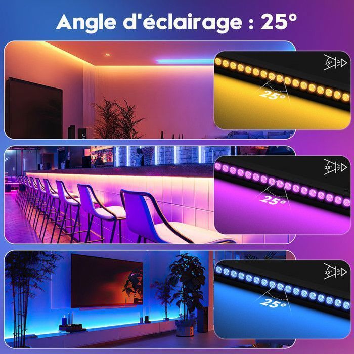 UKING 24 RGB LED's 24 x 3W, 3-in-1 DJ Moving Head podiumverlichting voor shows, entertainmentlocaties en discotheken (2 stuks)