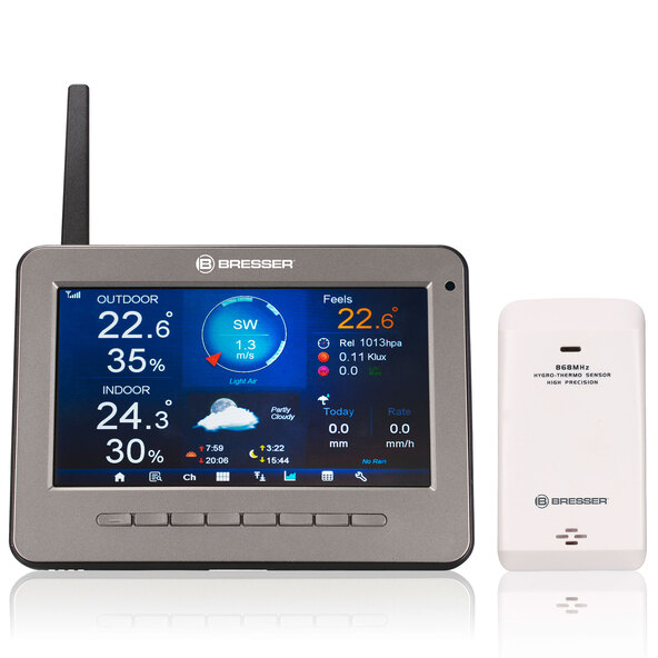 Ecran TFT Profi HD WLAN-Wetter Center 7 în 1