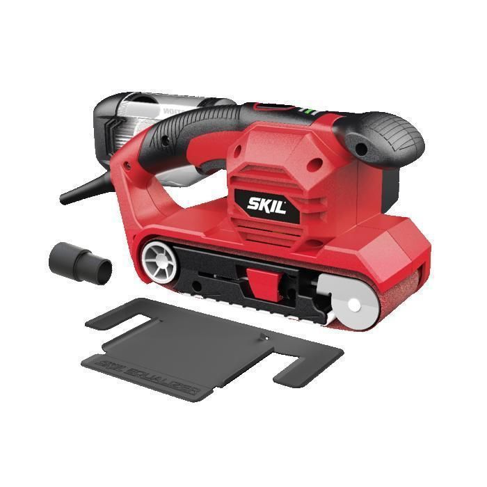 Lijadora de banda - SKIL - 710 W - con cable - banda de 76 x 457 mm - velocidad de 330 m/min - extracción de polvo integrada - 7615 AB