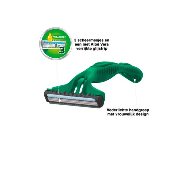 Wilkinson Sword Extra Essential 3 Sensitive Wegwerpscheermesjes<br>6 stuks