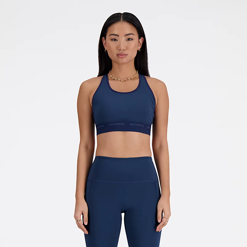 NB Sleek Közepes Tartású Női Sportmelltartó - NB Sötétkék