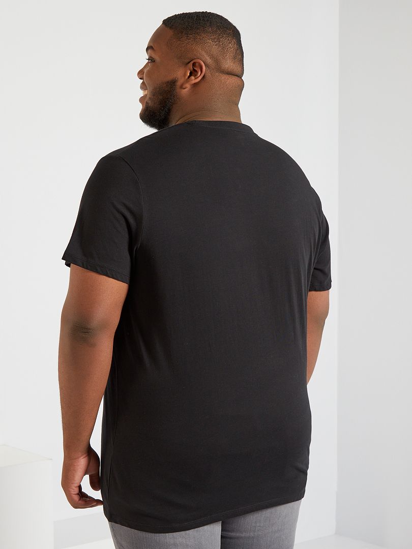 Camiseta 100% algodão - Preta