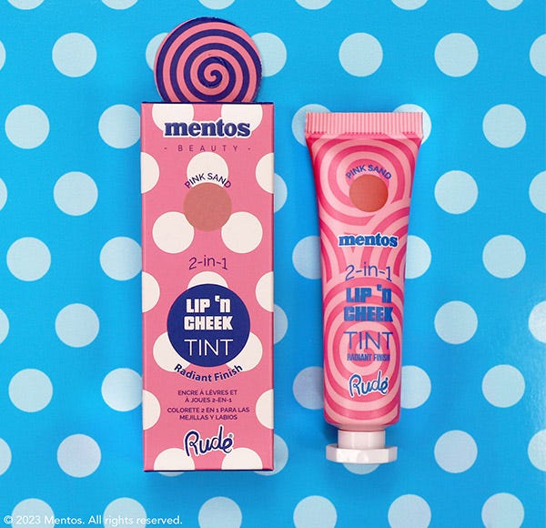 Mentos ajak- és arcszínező
