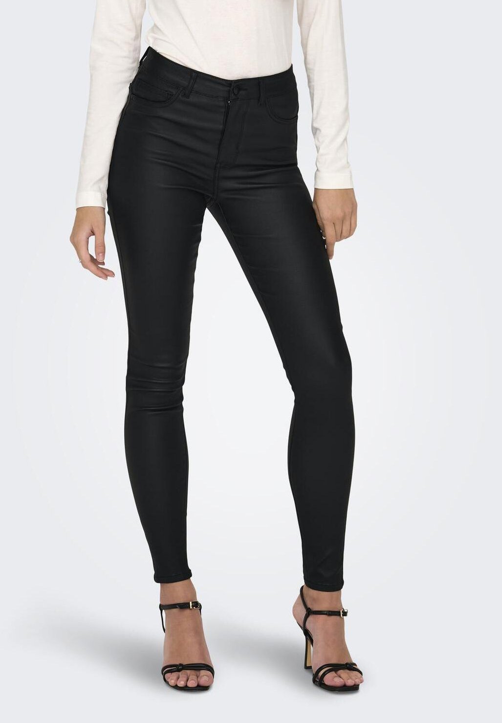 Pantaloni JDY NEWTHUNDER HIGH NOOS - neri