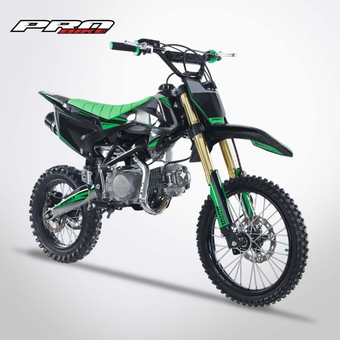 Dirtbike PROBIKE 140-S 17/14 - Grön - 2025 års utgåva