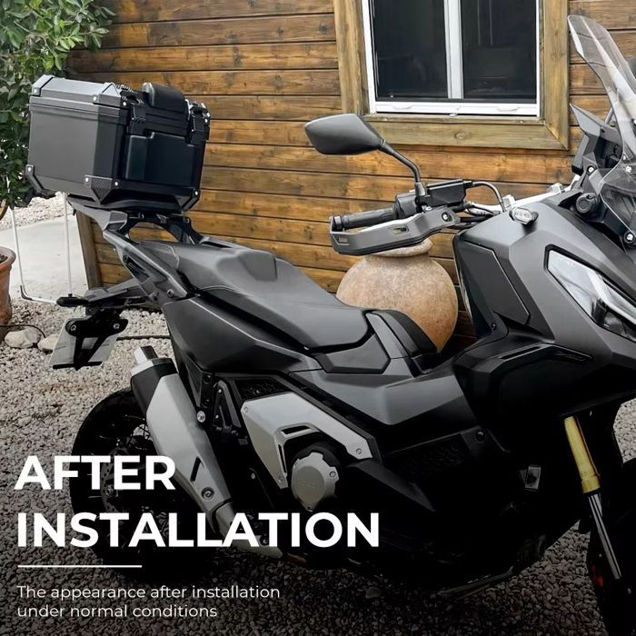 Bauletto posteriore per moto da 57 litri, impermeabile con serratura, imbottitura interna e staffa di montaggio – Adatto per BMW GS 1200/1250 ADV