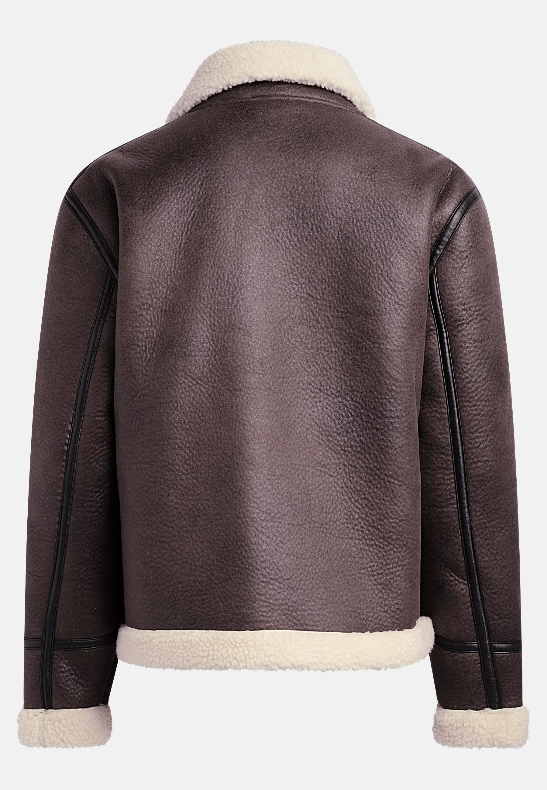 THIAGO - Giacca in similpelle marrone - Redefined Rebel