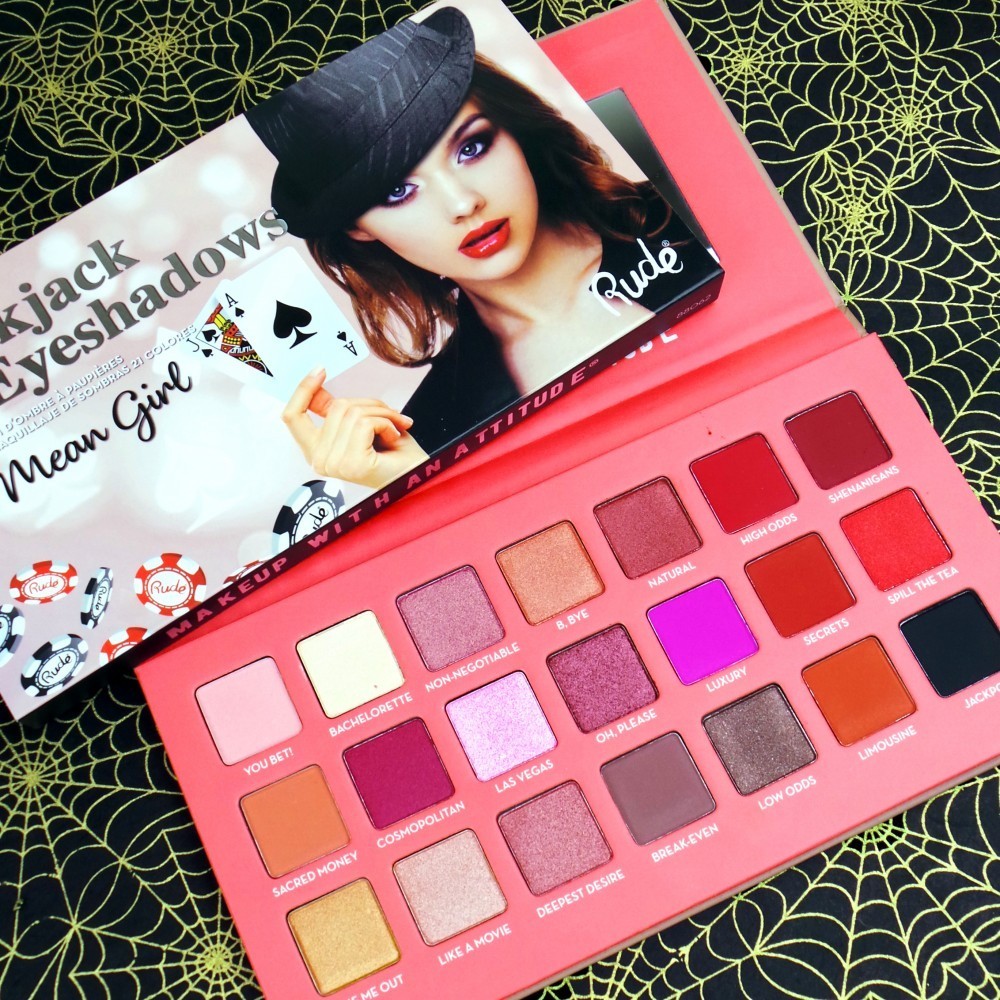 Rude Cosmetics RUDE BLACKJACK 21 Eyeshadow Palette [ Mean Girl ]