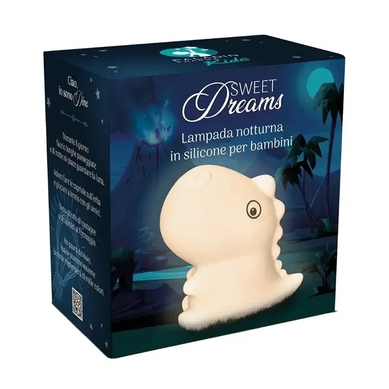La lámpara PALADIN Sweet Dreams con un dinosaurio te ayudará a dormir.