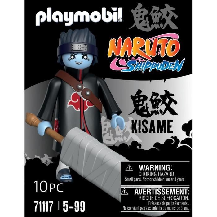 PLAYMOBIL - 71117 - Kisame - Naruto Shippuden - Figure with Samehada sword and scarf - Ninja manga character with accessories