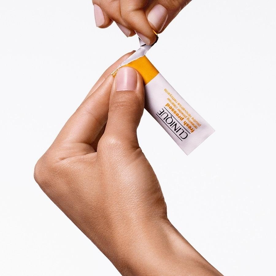 Čistiaci púder Clinique Fresh Pressed (28 vrecúšok) – 14 g