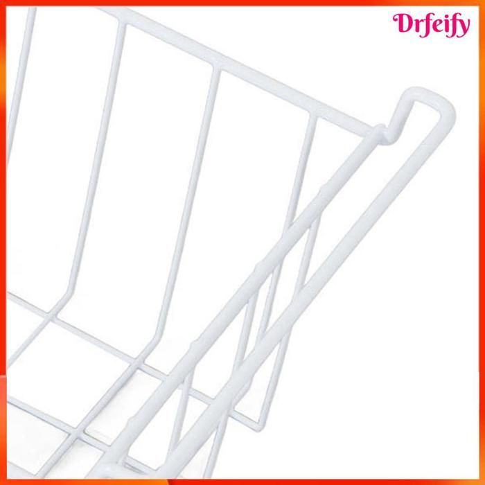Wire freezer basket - AKOZON - 2 pcs - 47.5x39x20 cm - Rust-resistant PE coating - Integrated handles