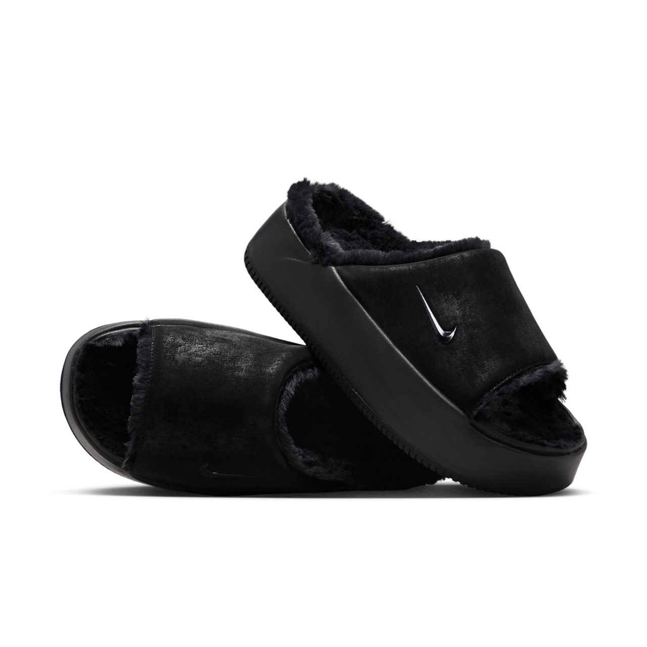 Nike Calm Elevation szőrme papucs