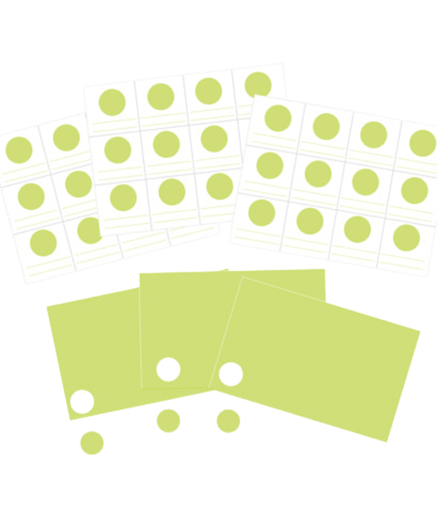 Kit cartes et gommettes pour coffret bois MINI