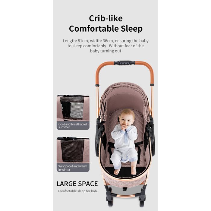 Sistema di viaggio/passeggino 3 in 1 ALYIKOU per bambini da 0 a 3 anni - LV9 - Seggiolino auto - Posizione reclinabile - Borsa per neonati - Grigio scuro