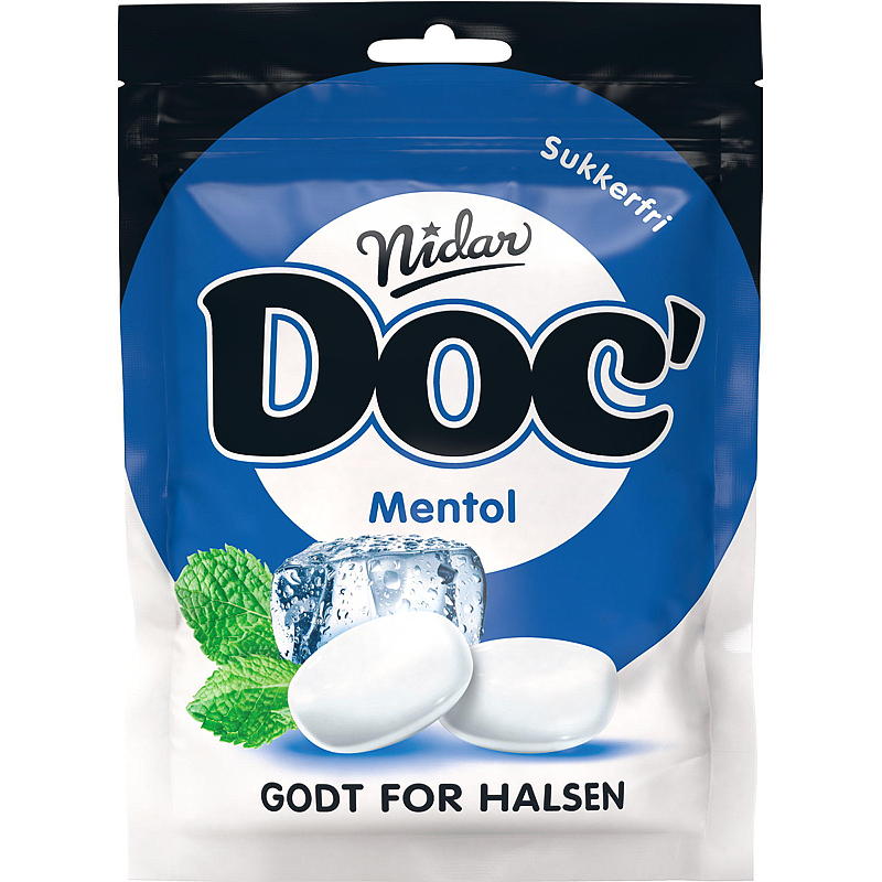 Nidar Doc halsdråper 50 g mentol