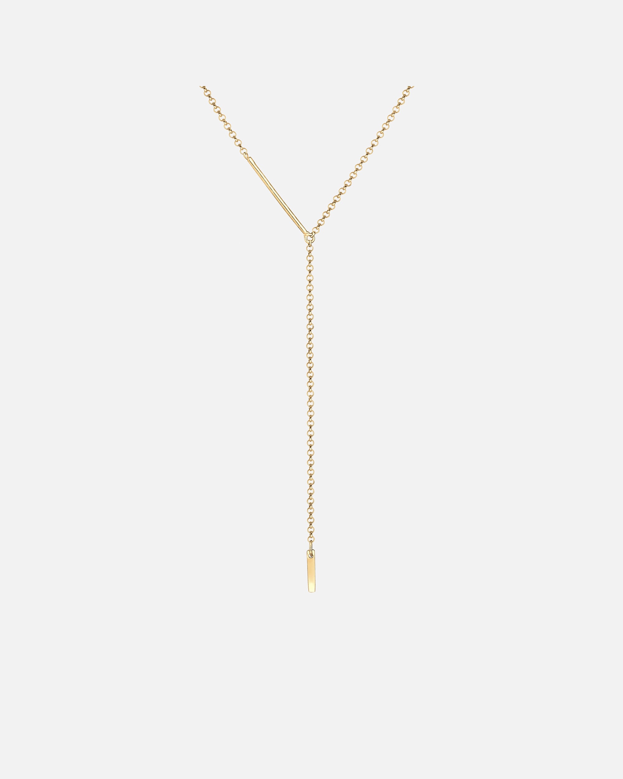 Elli Pendentif Rectangle Chaîne de Y Réglable Collier Femme - Argent (925/1000)