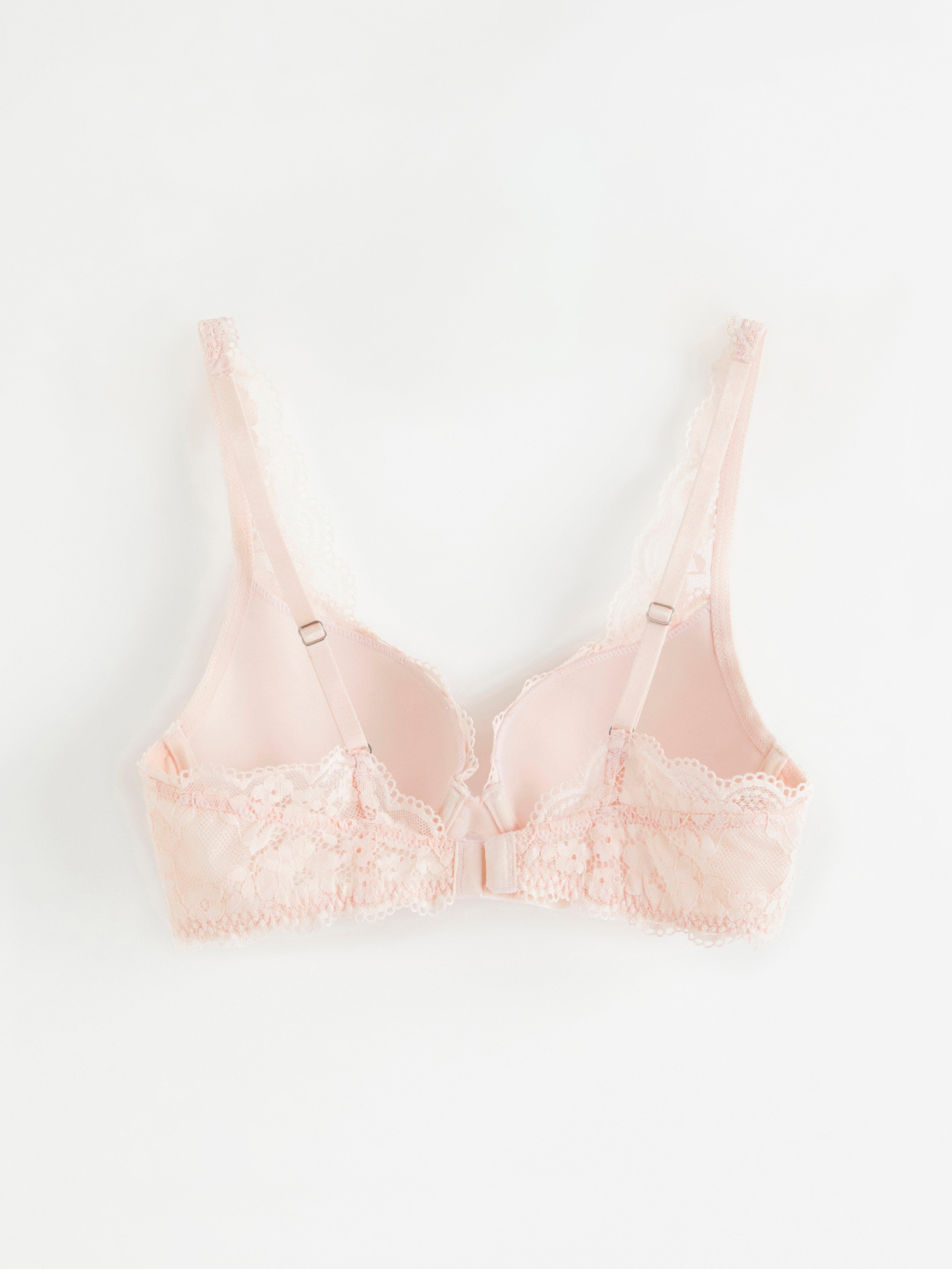 Malva push up-bh i spets Lt rosa