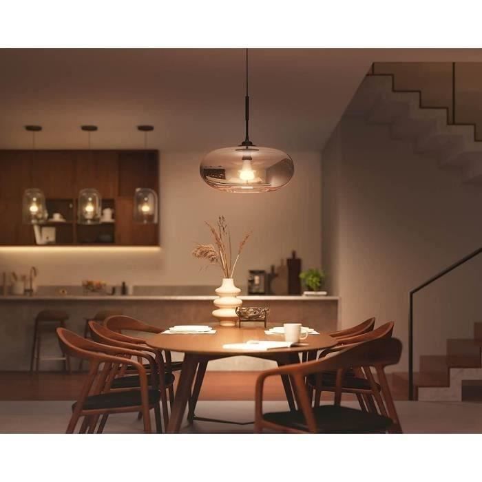 Bombilla LED Philips Hue White Ambiance, casquillo E27, equivalente a 75 W, 1100 lúmenes, compatible con Bluetooth, paquete de 2 unidades.