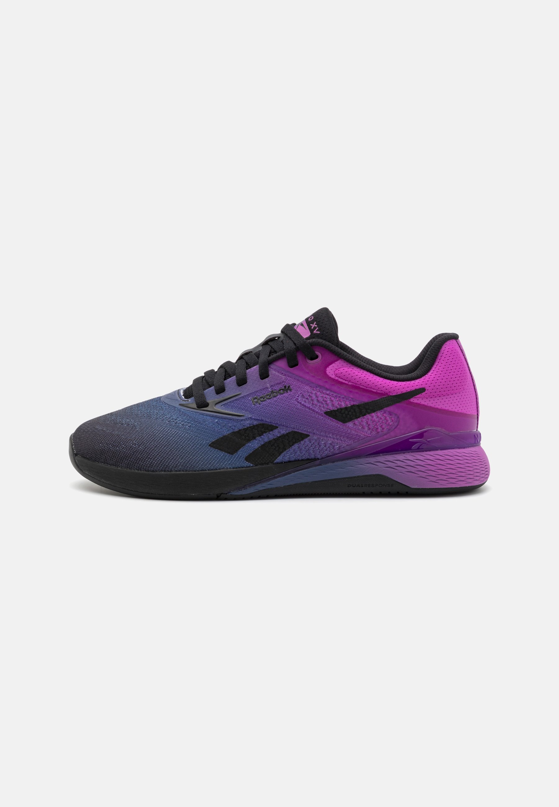 Reebok NANO X5 - Scarpe da allenamento - nero/viola crepuscolo/viola rave