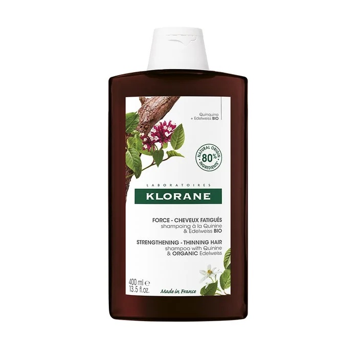 KLORANE Klorane Shampoo met kinine en biologische echinacea 400 ml Versterkt het haar tegen haaruitval