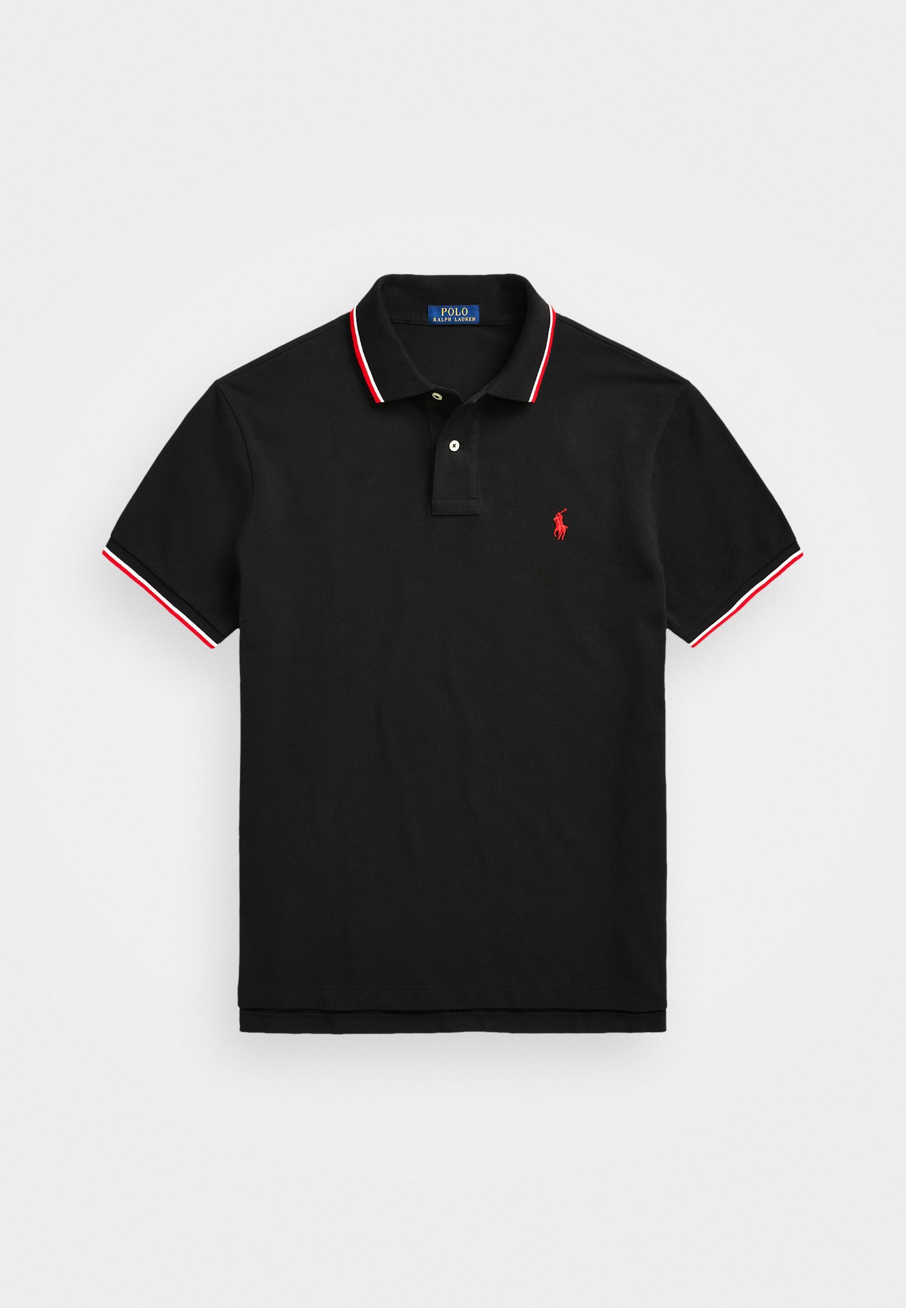 Polo Ralph Lauren CUSTOM SLIM FIT MESH POLO SHIRT - Polo - nera
