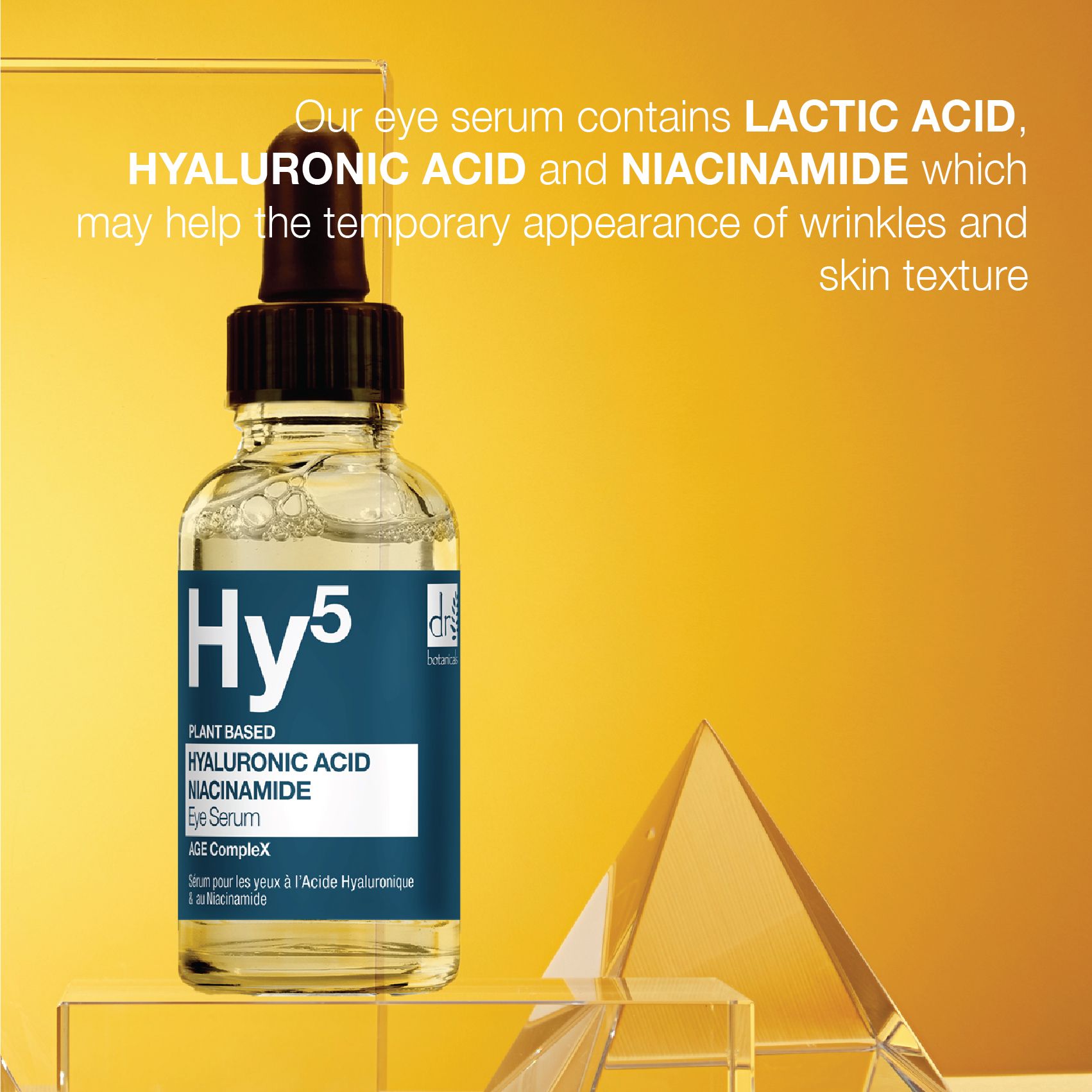 Serum za područje oko očiju s hijaluronskom kiselinom i niacinamidom