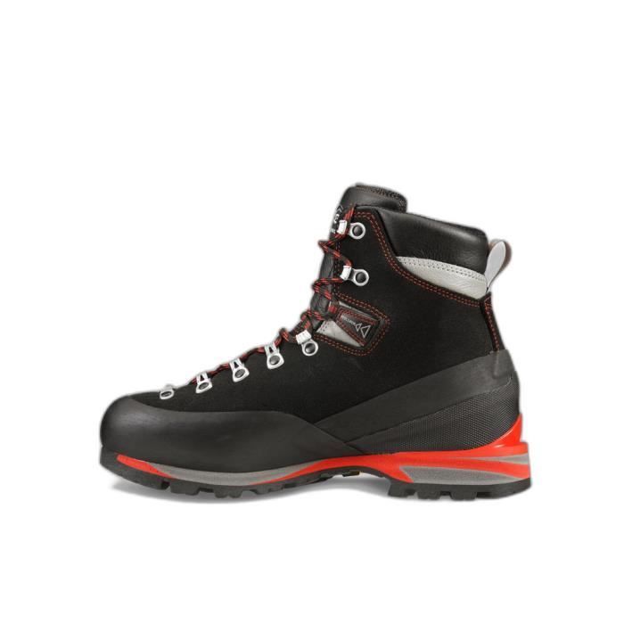 Garmont Pinnacle GTX hiking shoes - black/lava red - size 47