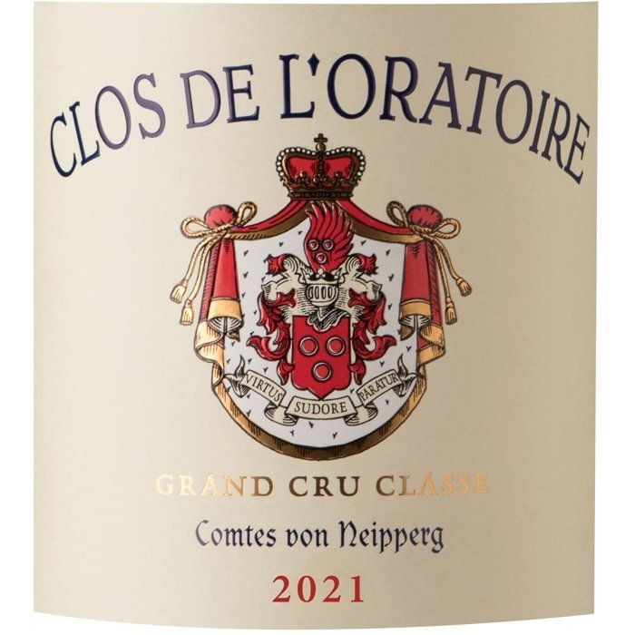 Clos de L'Oratoire 2021 Saint-Emilion Grand Cru Classé - Vin rouge de Bordeaux