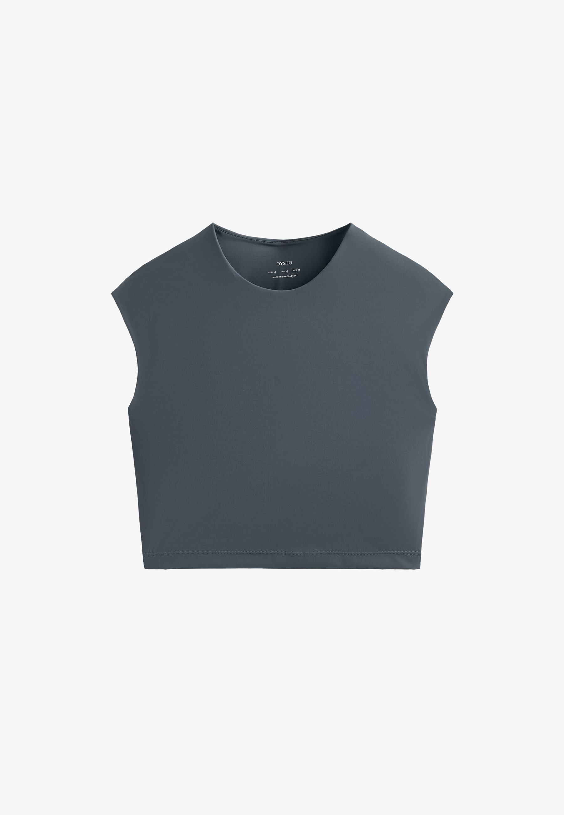 OYSHO LIGHT TOUCH - Sport T-shirt - roségoudkleurig