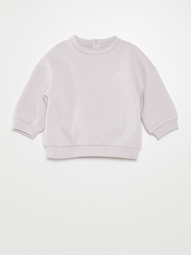 Sweatshirt + joggingbroek set - 2-delig - PAARS