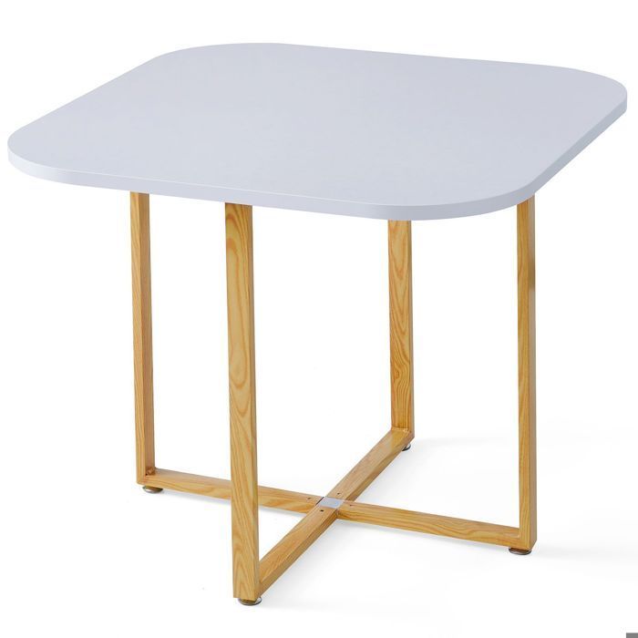 Table et chaises scandinaves Oslo Blanc
