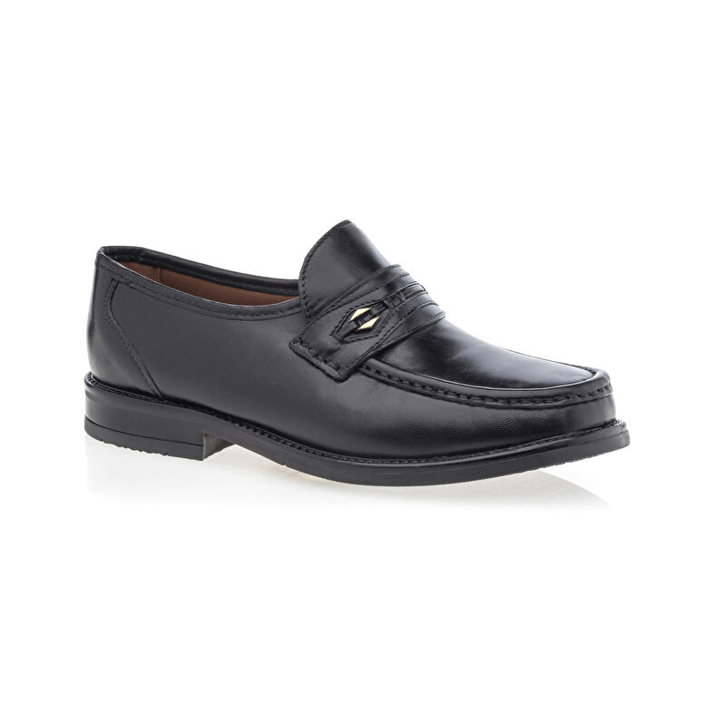  Miesten mustat loaferit/veneilykengät