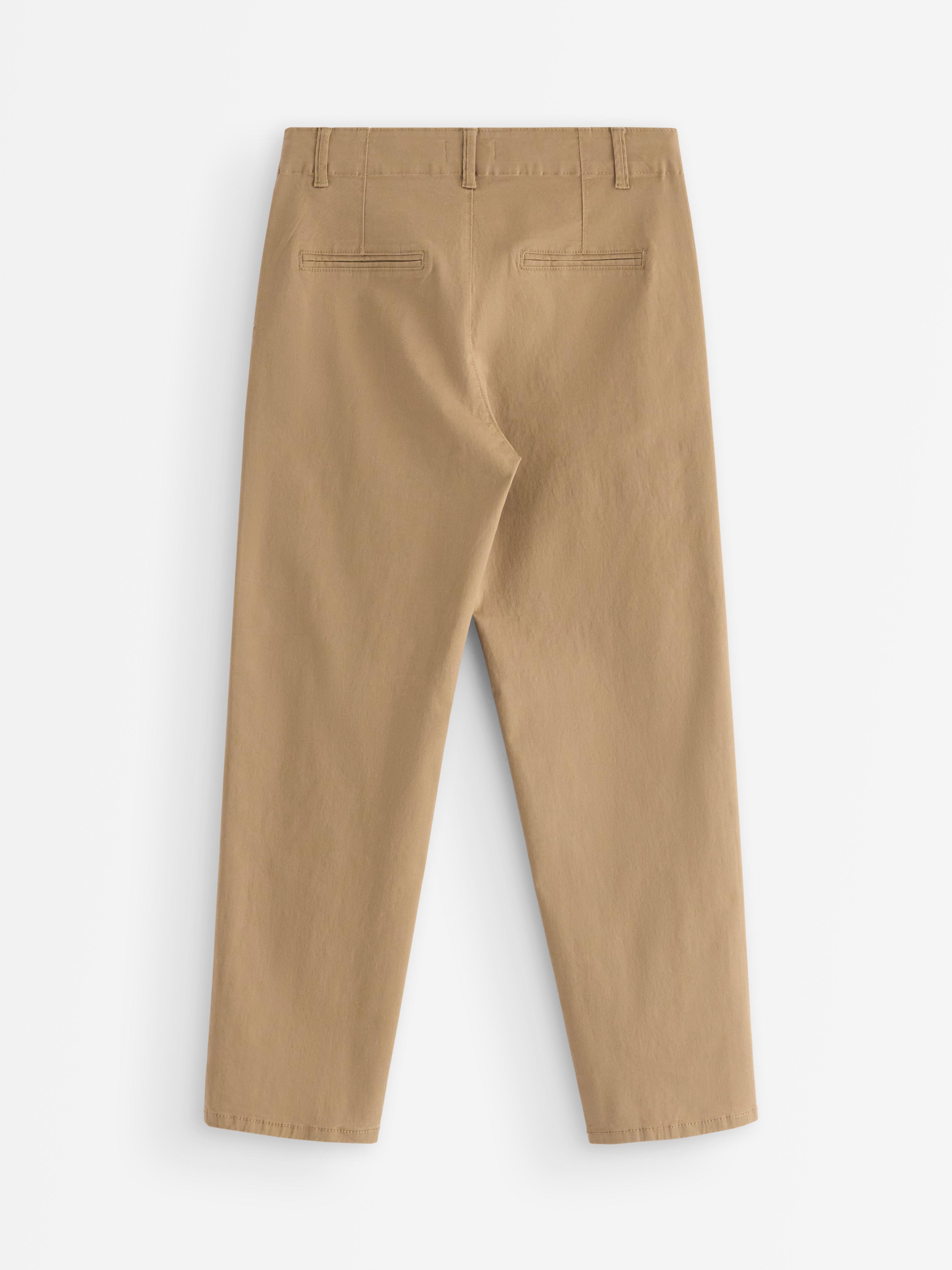 WILMER Široke chino hlače kaki boje