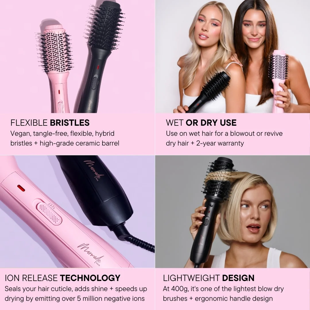 Hair Tools Blow Dry Brush - Spazzola Elettrica Capelli