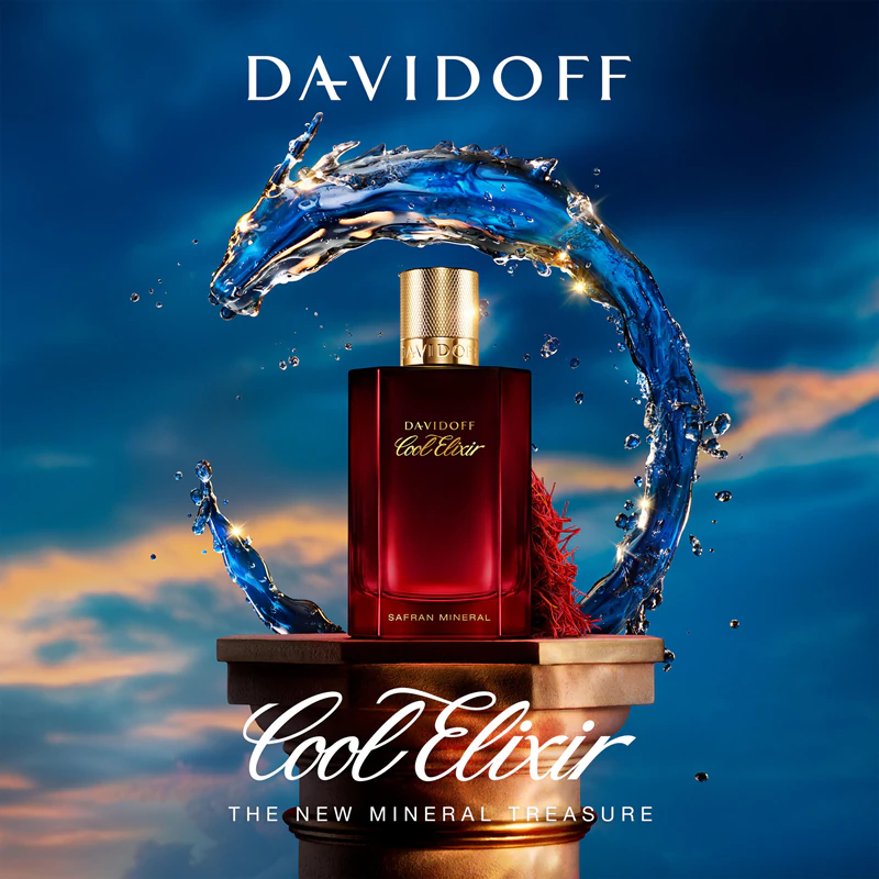 Davidoff Cool Elixir Safran Mineral intenzívny parfum pre mužov