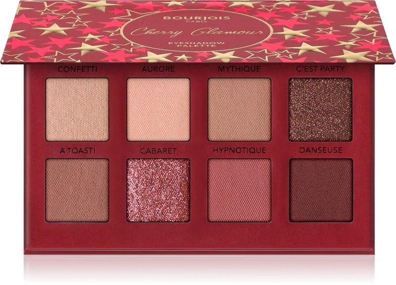 Bourjois ķiršu glamūra acu ēnu palete