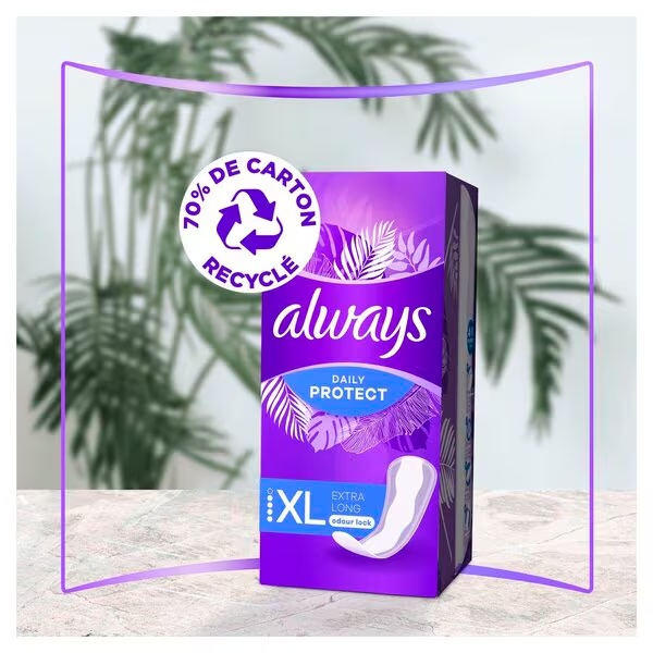 Always Dailies ekstra dugi dnevni ulošci<br>22 komada