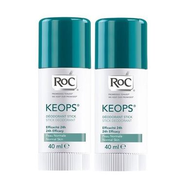 Roc Keops 24H deodoranttipuikko 2 x 40 ml 2 x 40 ml