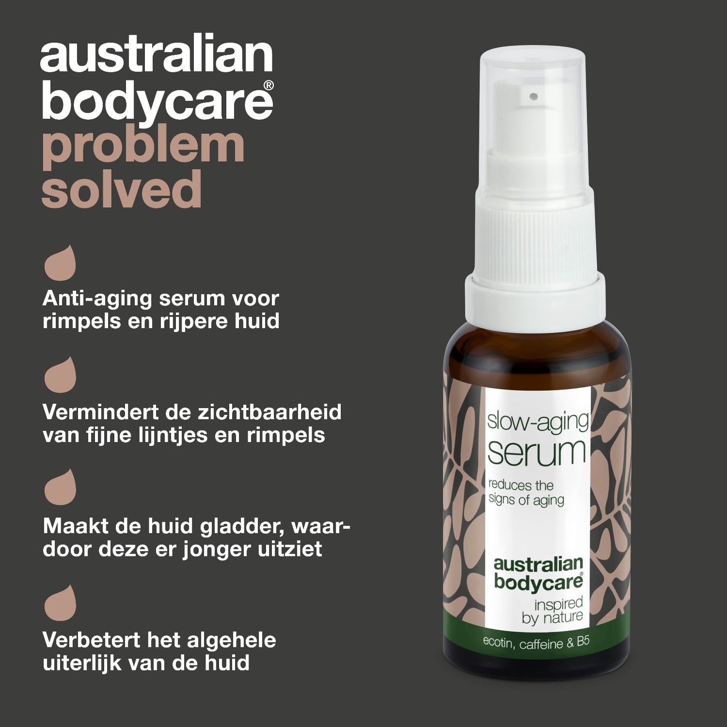Australian Bodycare pretnovecošanās serums Lēnas novecošanās serums - 30 ml